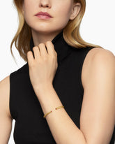 Cablespira® Flex Bracelet in 18K Yellow Gold with Rubies, 4mm